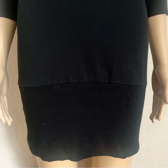 DIVIDED: Black Cotton Dress - Picture 5 of 6